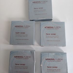 Mineral Fusion Face Soap 5 Bars 1 oz Travel